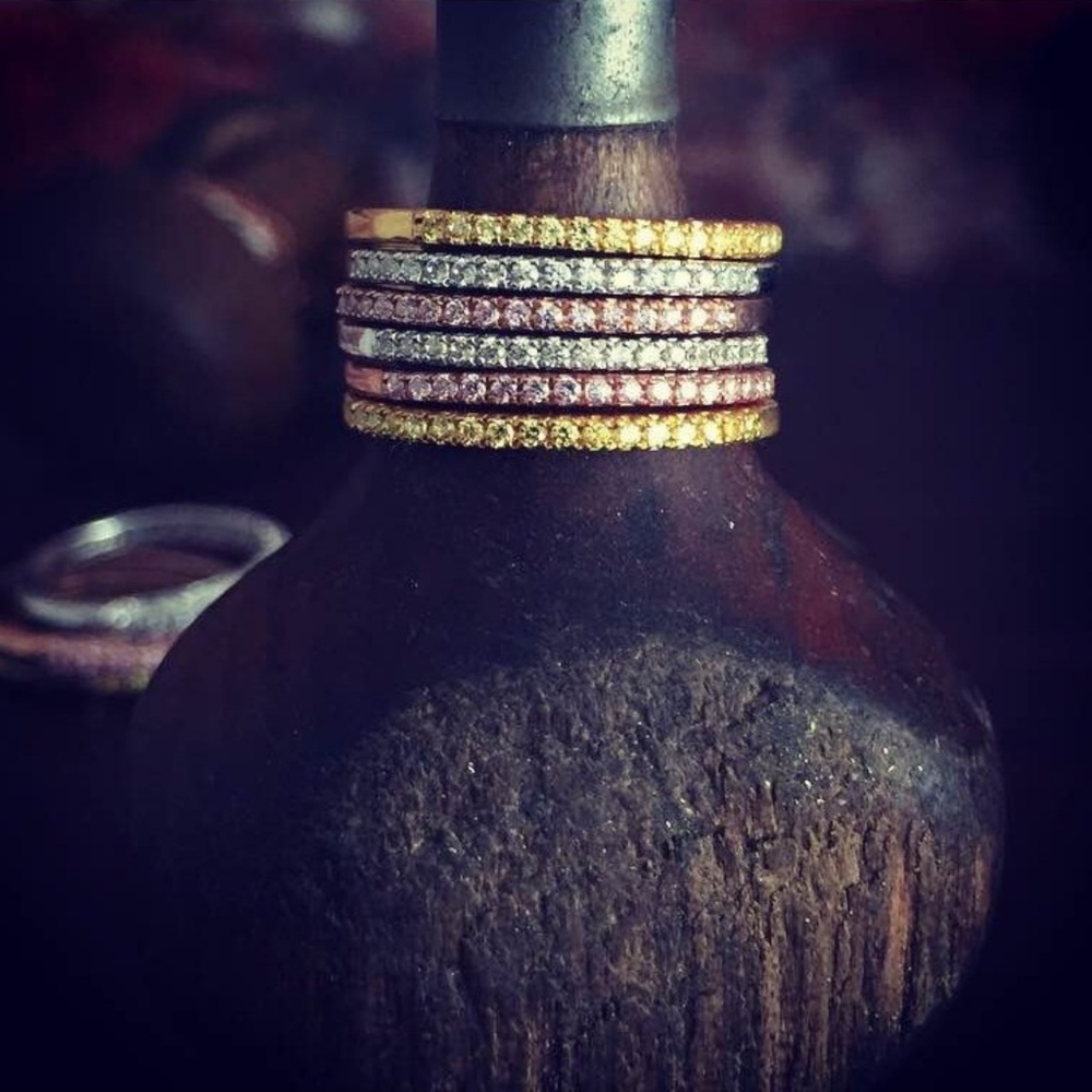 Sterling Thin Half Eternity Band